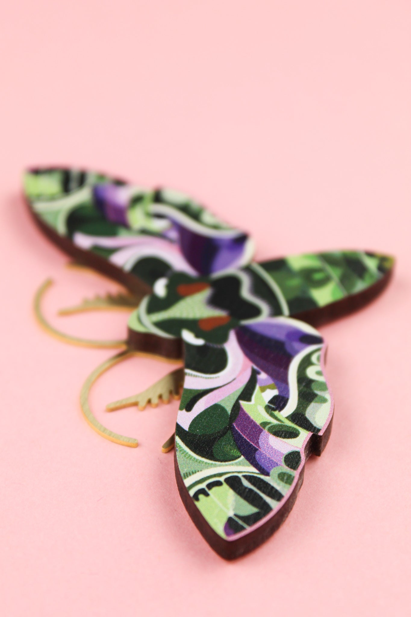 Hawk hot sale moth brooch